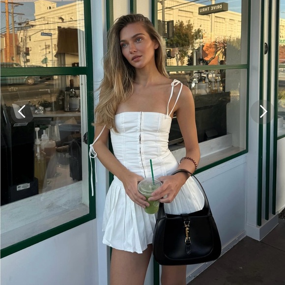 white christmas dresses Love Seeker Corset Mini Dress main image 0